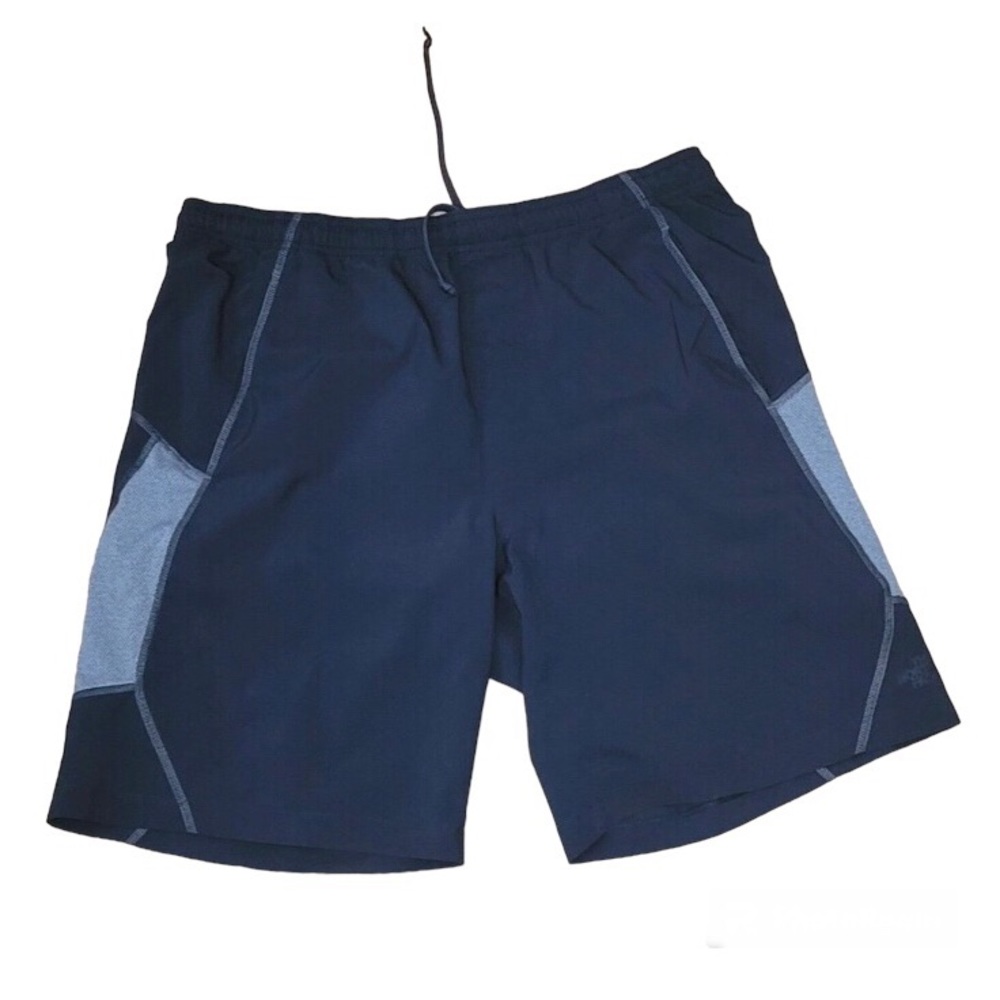 The North Face Men's Medium M Black Gray Hiking Unlined Shorts Flashdry Gym